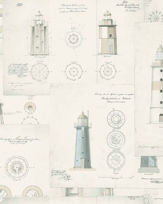 Boråstapeter - Tapet Lighthouse - Beige