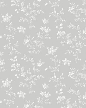 Boråstapeter - Tapet Ängsblomma - Grå