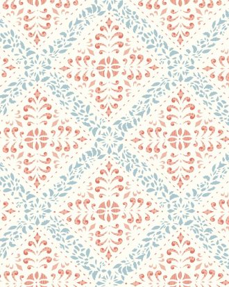 Boråstapeter - Tapet Nyborg - Röd