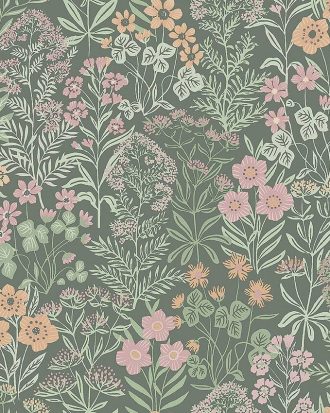 Boråstapeter - Tapet Äng - Multi