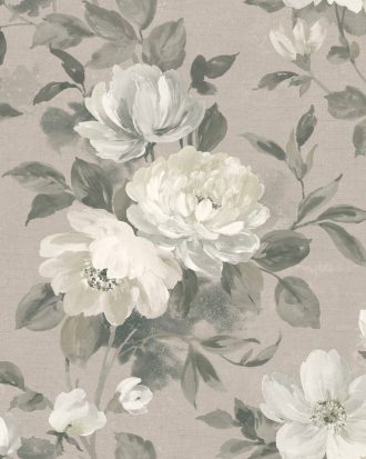 Boråstapeter - Tapet Peony - Rosa