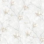 Boråstapeter - Tapet Lily Tree - Vit