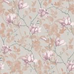 Boråstapeter - Tapet Lily Tree - Rosa