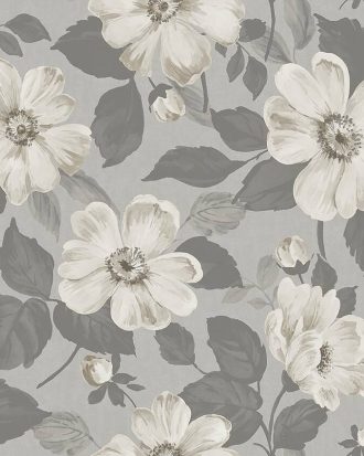 Boråstapeter - Tapet Alfred - Grå