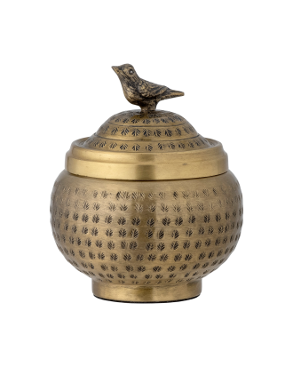 Bloomingville - Burk med lock Jeannie - Mässing