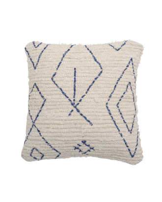 Bloomingville - Kudde Fatou - Vit - 45X45