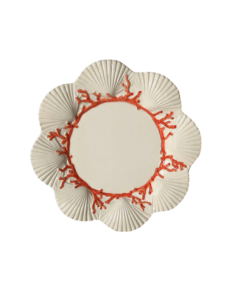 Les Ottomans - Tallrik Saint Jacques Ø 21 cm - Orange