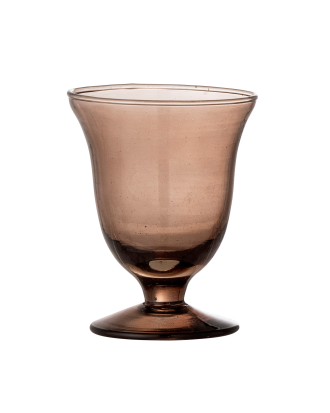 Bloomingville - Vinglas Florentine 1 styck - Brun