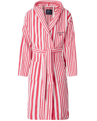 Lexington - Morgonrock Monroe Cotton Velour Hoodie Robe - Rosa - 38/40