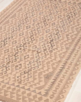 Bargi - Ullmatta Kilim Raw Natural 175x246 - Grå - 170X240