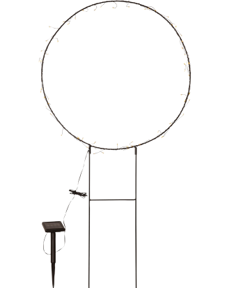 Star Trading - Solcellsdekoration Barlumi Solar 100 cm - Svart