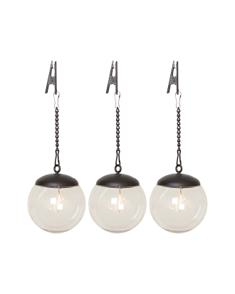 Star Trading - Solcellsdekoration Globe - Transparent