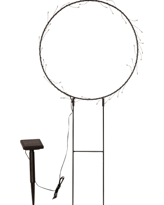 Star Trading - Solcellsdekoration Barlumi Solar 60 cm - Svart