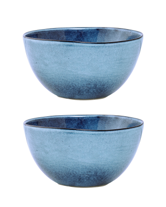 Bloomingville - Skål Sandrine Ø 15 cm 2-pack - Blå