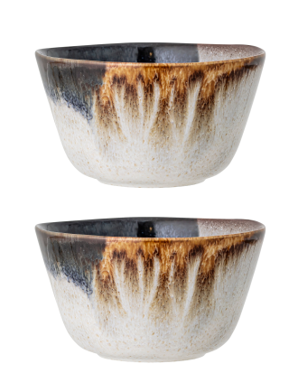 Bloomingville - Skål Jules 75 cl 2-pack - Multi