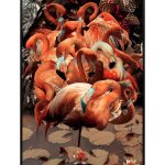 Nordic Furniture Group - Tavla Flamingo - Multi - 80X120