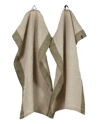 Himla - Kökshandduk Randolf 2-pack - Grön - 50X70