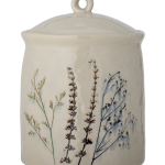 Bloomingville - Burk med lock, höjd 24 cm Bea - Natur