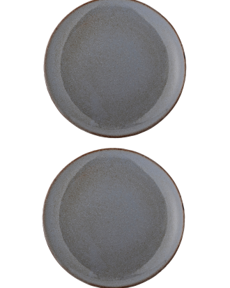 Bloomingville - Tallrik 22 cm Sandrine - 2 st. - Grå