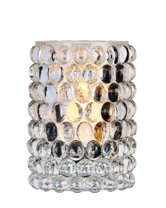 Skogsberg&Smart - Ljuslykta / vas Hurricane Boule Large Clear - Transparent