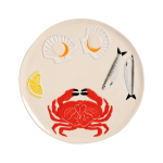 &Klevering - Serveringsfat krabba De la mer - Beige