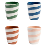 &k Amsterdam - Mugg Oblique, 4-pack - Grön