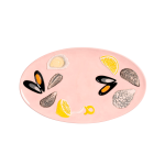 &Klevering - Serveringsfat ostron De la mer - Rosa