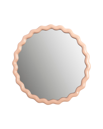 &k Amsterdam - Spegel Zigzag - Rosa