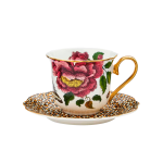 Spode - Tekopp med fat Creatures of Curiosity 35 cl - Multi