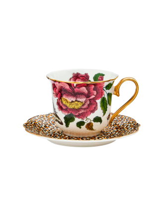 Spode - Tekopp med fat Creatures of Curiosity 35 cl - Multi