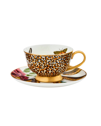 Spode - Tekopp med fat Creatures of Curiosity 20 cl - Multi