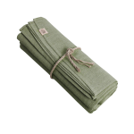 Lovely Linen - Duk Classic Kvadratisk - Grön - 100X100