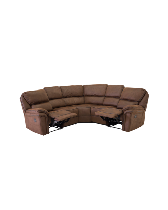 Venture Home - Hörnsoffa Signe - Brun