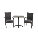 Venture Home - Caféset Costa inkl 2st Astrid matstol - Svart