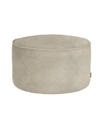 WOOOD - Puff Sara L ø60 cm - Beige