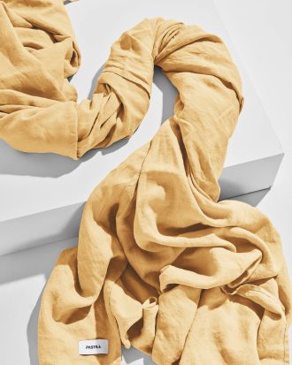 Pastill - Frank lakan i franskt lin - Gul - 240X260