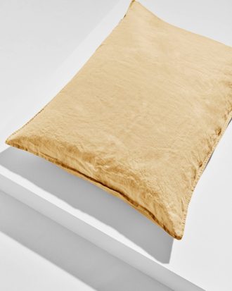 Pastill - Frank örngott i franskt lin 70x90 cm - Gul - 70X90