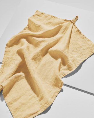 Pastill - Frank kökshandduk i franskt lin - Gul - 50X70