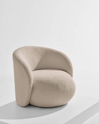 Pastill - Bloom fåtölj i teddy - Beige