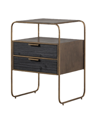 BePureHome - Sängbord Polite - Mässing