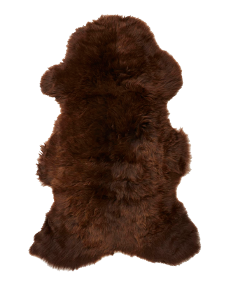 Skinnwille - Fårskinnsfäll Gently - Brun