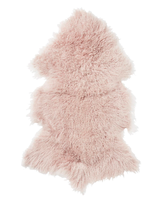Skinnwille - Fårskinnsfäll Shansi - Rosa