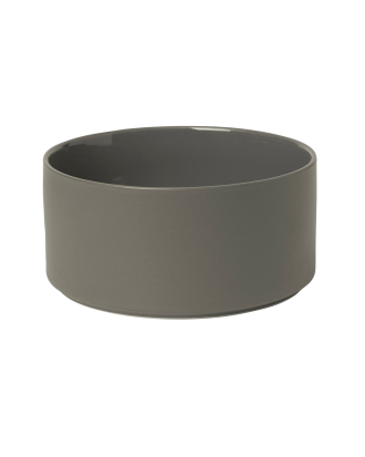 Blomus - Skål Hög Pilar Glaserad Keramik Ø20 cm - Grå