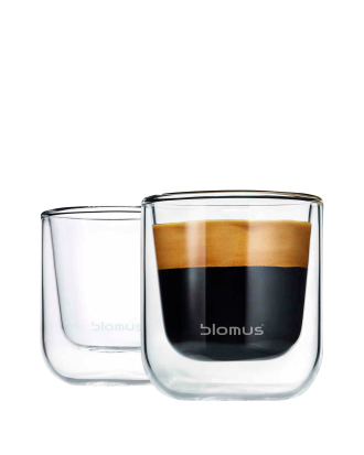 Blomus - Espressoglas Nero 80 ml 2 pack - Transparent