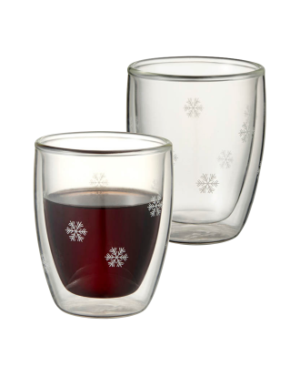 Dorre - Dubbelväggad Glas 2-pack - Transparent