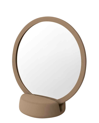 Blomus - Sminkspegel Sono Ø17 cm - Brun