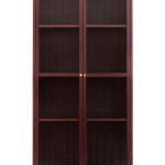 Håum - Vitrinskåp Bronco 190 x 90 x 40 cm - Röd