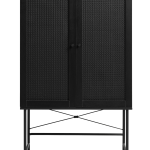 Håum - Skåp Brooklyn 135 x 80 x 40 cm - Svart