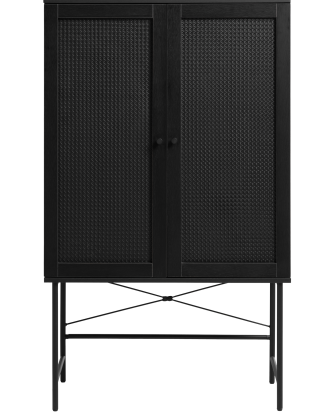 Håum - Skåp Brooklyn 135 x 80 x 40 cm - Svart