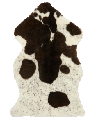 Skinnwille - Fårskinn Crazy - Vit - 60X95